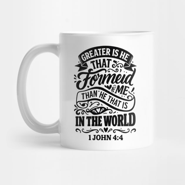Greater is He that is in me than he that is in the world. by Eric's Store 10